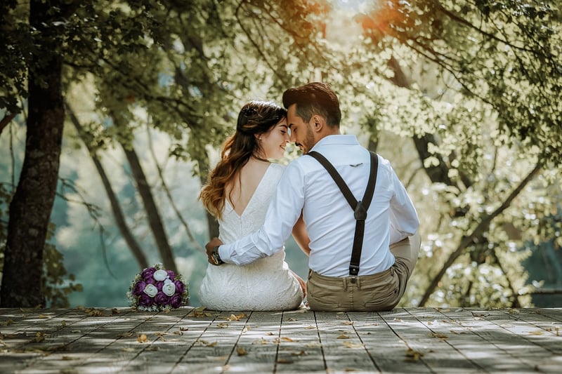 Forest wedding bouquet
